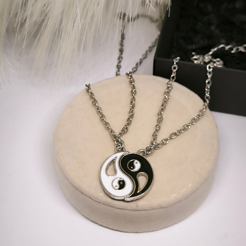 Pāra kaklarotu komplekts "Yin Yang"