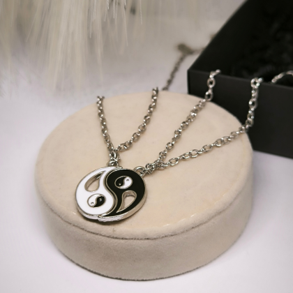 Pāra kaklarotu komplekts "Yin Yang"