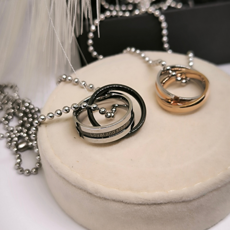 Pāra kaklarotu komplekts "Gredzeni"