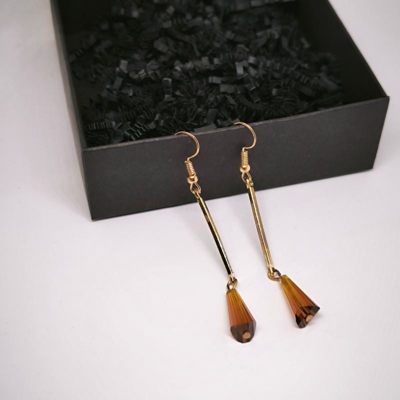 Garās auskari "Konuss"