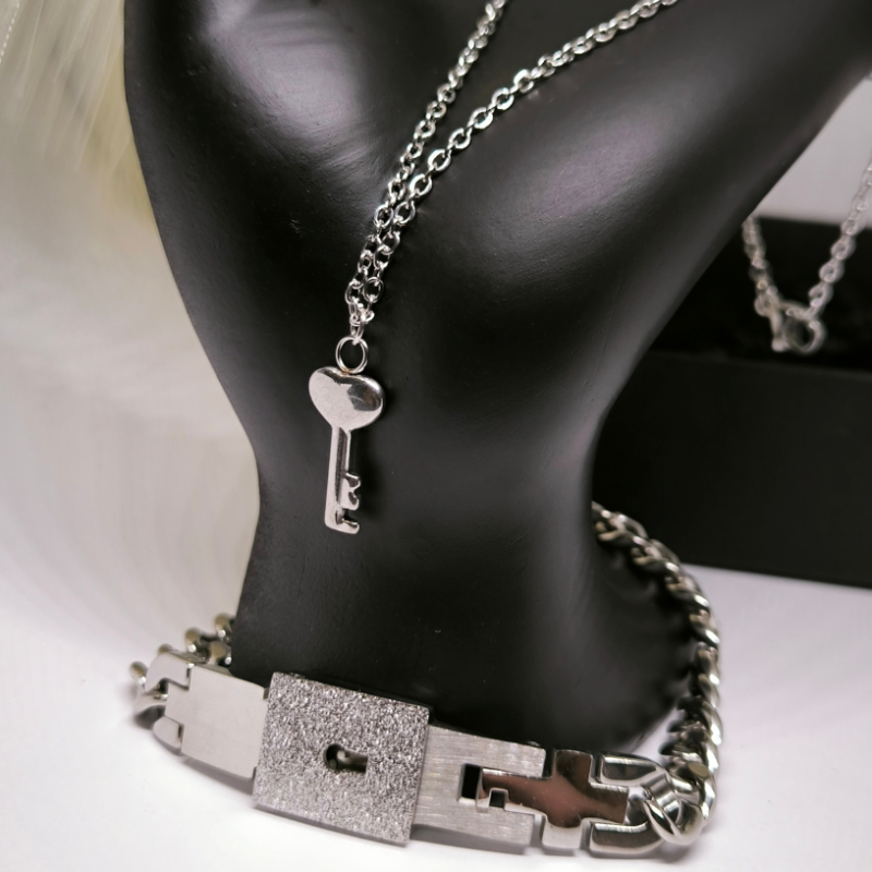 Rotaslietu komplekts pārim rokassprādze un kaklarota