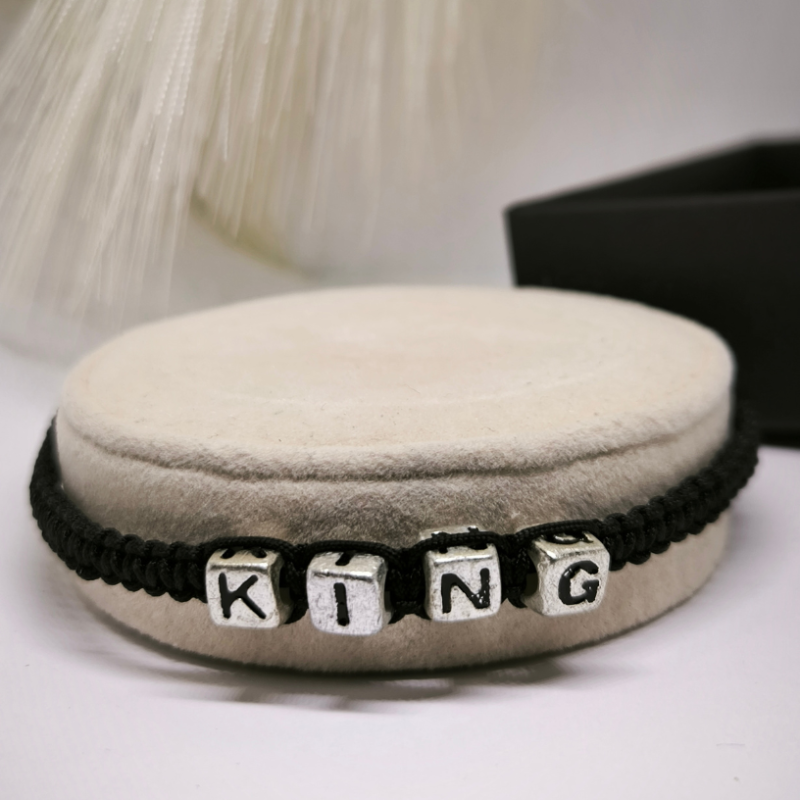 Auduma rokassprādzes "King un Queen"