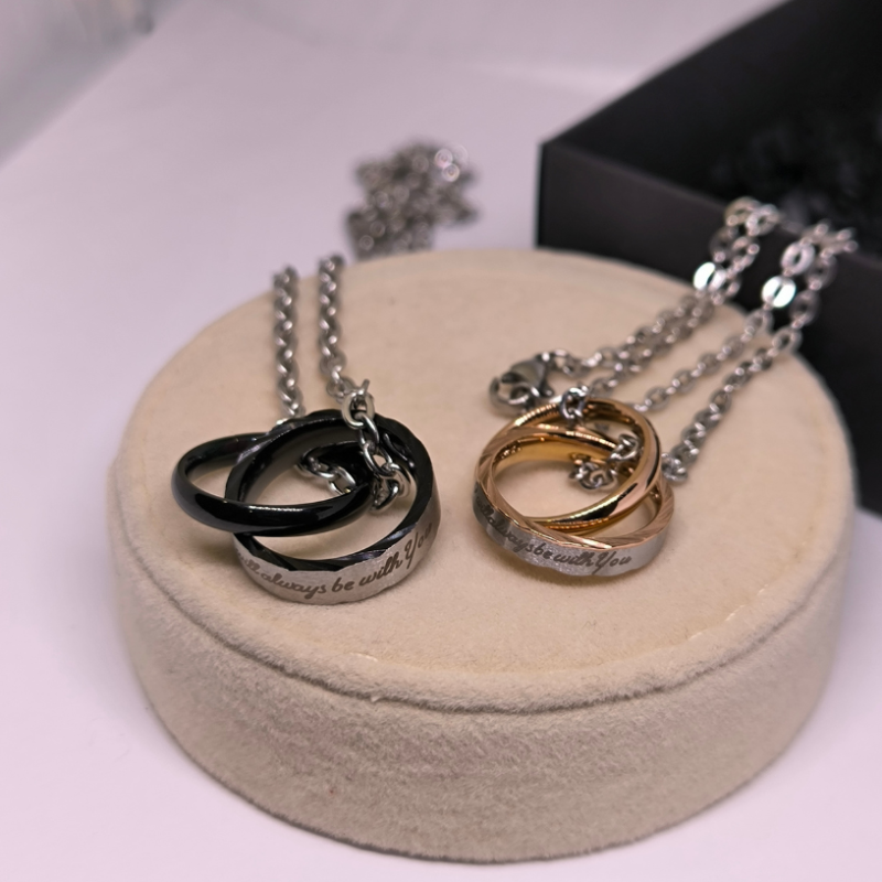 Pāra kaklarotu komplekts "Mūžīgā saikne"