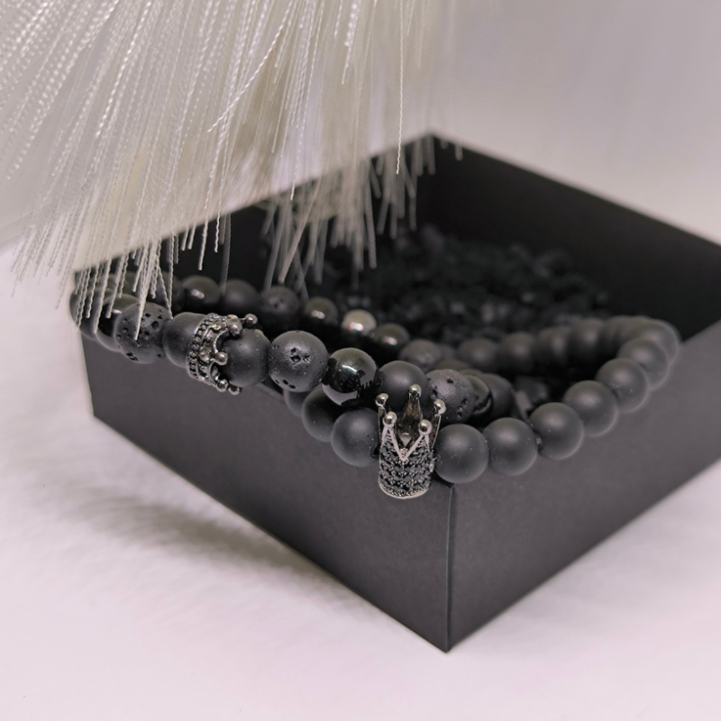 Rokassprādžu komplekts pārim "Crowns"