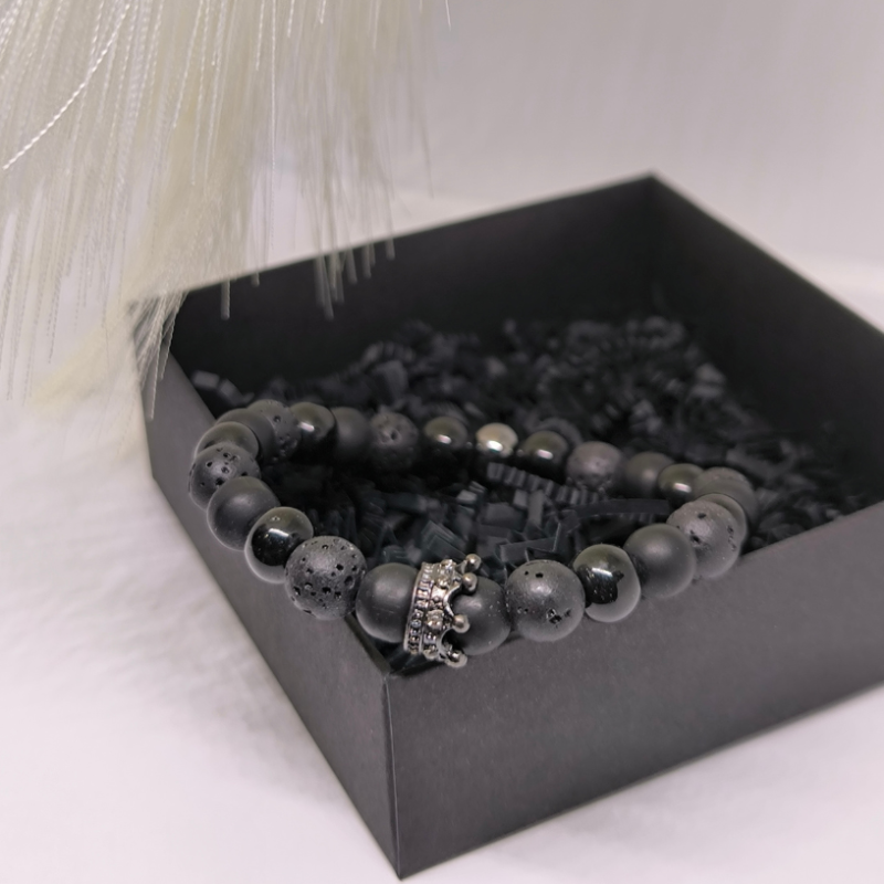 Rokassprādžu komplekts pārim "Crowns"