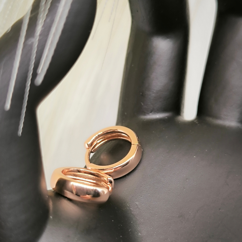 Gredzena formas minimālistiskas sieviešu auskari