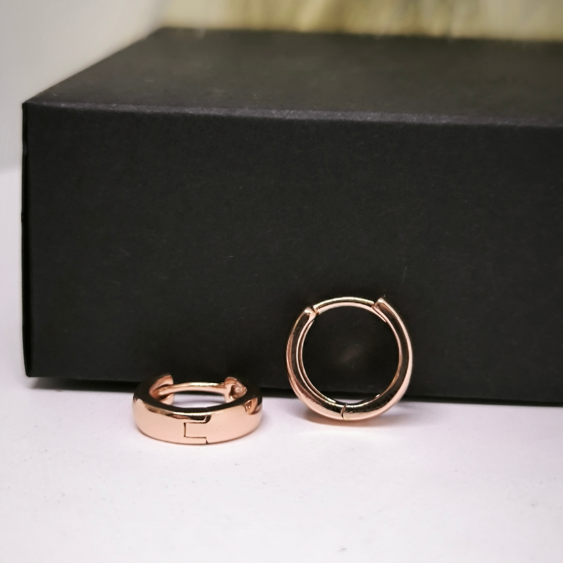 Gredzena formas minimālistiskas sieviešu auskari