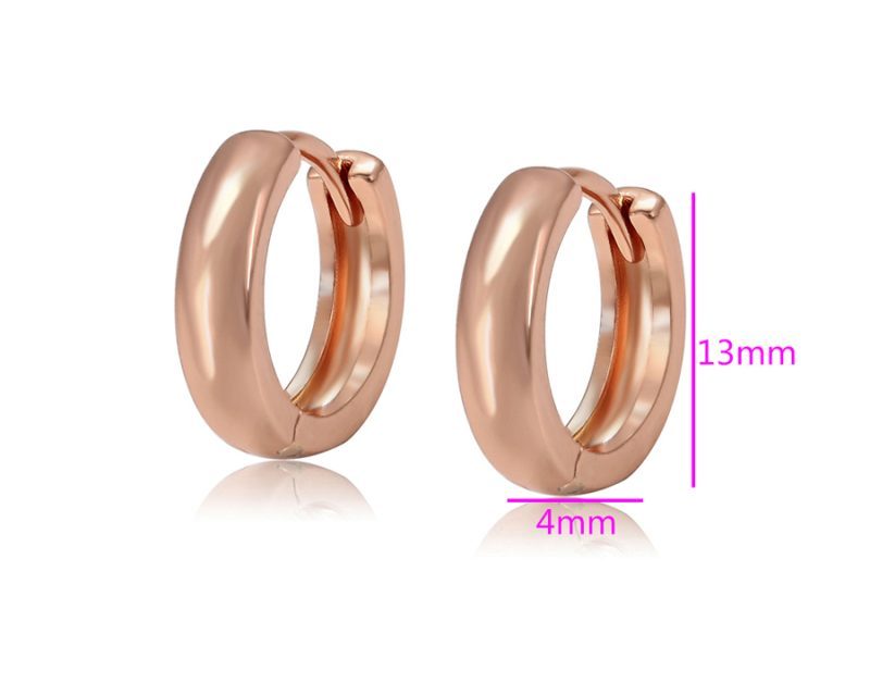 Gredzena formas minimālistiskas sieviešu auskari