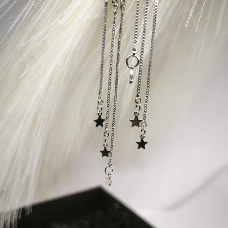 Augstas kvalitātes sudraba krāsas sieviešu auskari