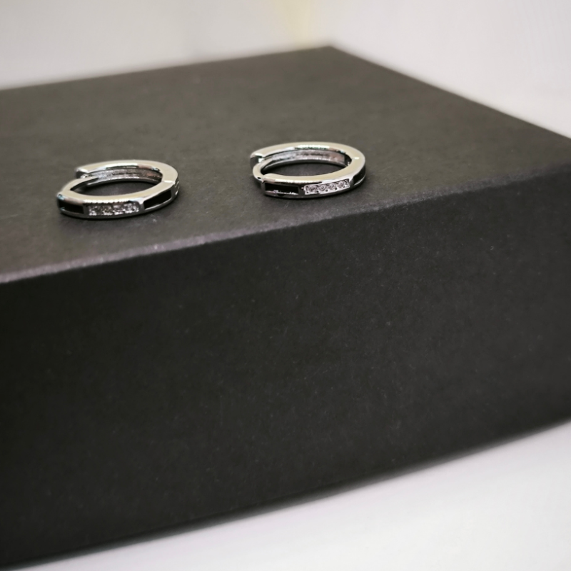 Minimālistiski - gredzenveida auskari