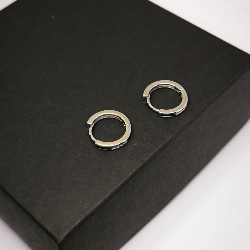 Minimālistiski - gredzenveida auskari