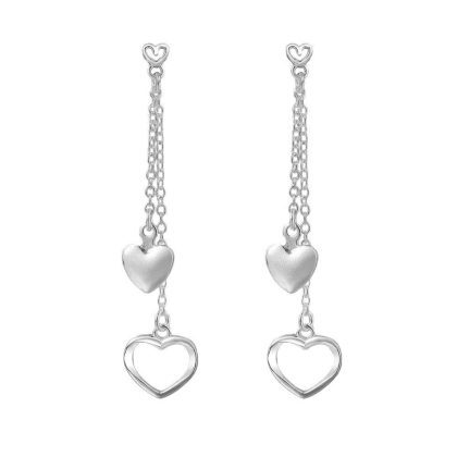 Dubultās auskari ar sirsniņām