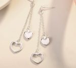 Dubultās auskari ar sirsniņām