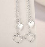 Dubultās auskari ar sirsniņām