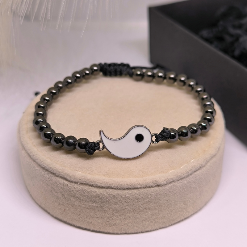 Smalkas pāru rokassprādzes „Melnais minimālisms“