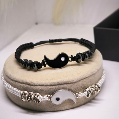Rokassprādžu komplekts pārim "Yin&Yang"