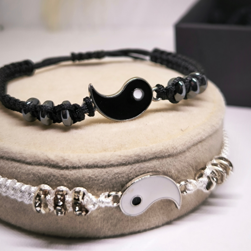 Rokassprādžu komplekts pārim "Yin&Yang"