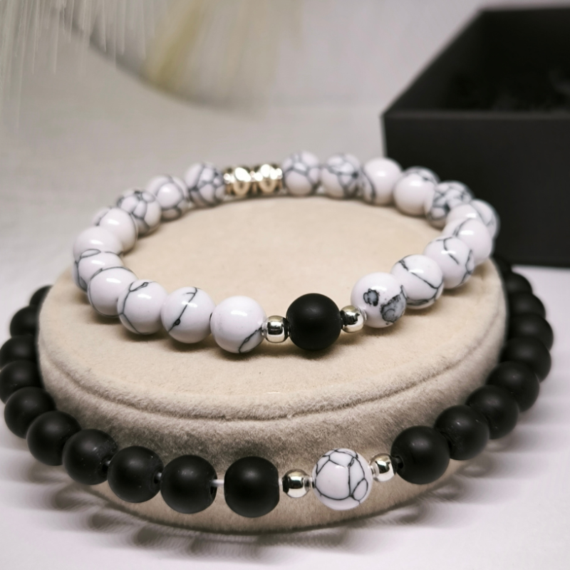 Rokassprādžu komplekts pārim "Mīlestības magnēti"