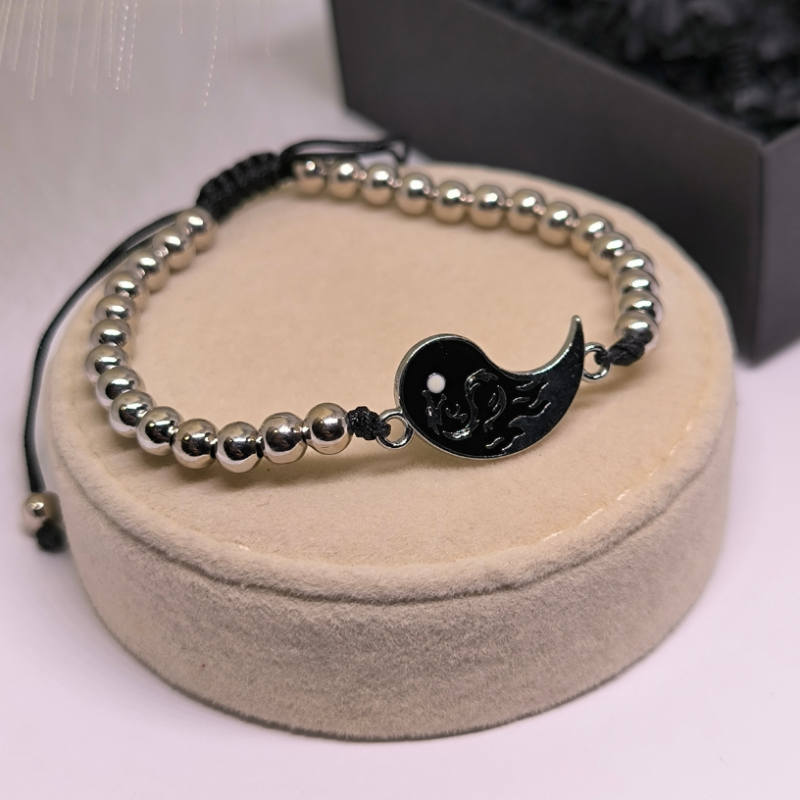 Minimālistiskas pāru rokassprādzes „Sudraba harmonija“