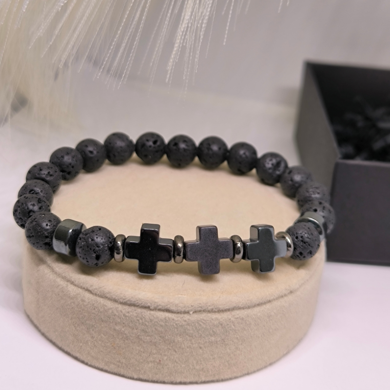 Krellīšu rokassprādžu komplekts ar krustiņiem