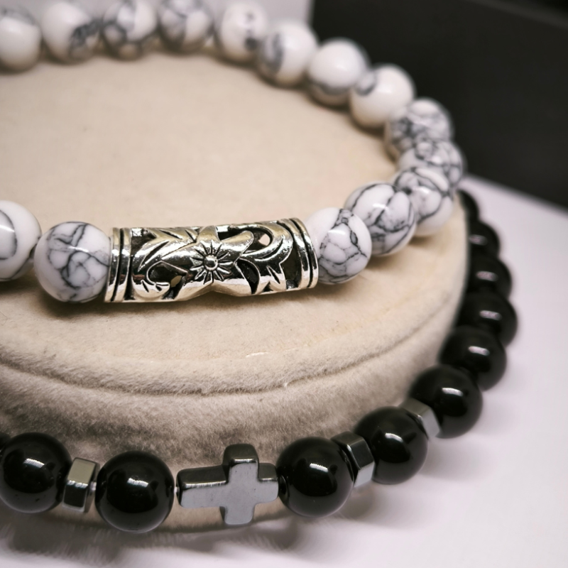 Divkrāsu krellīšu rokassprādžu komplekts