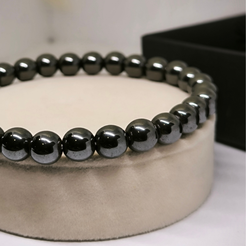 Enerģētiskā hematīta rokassprādze