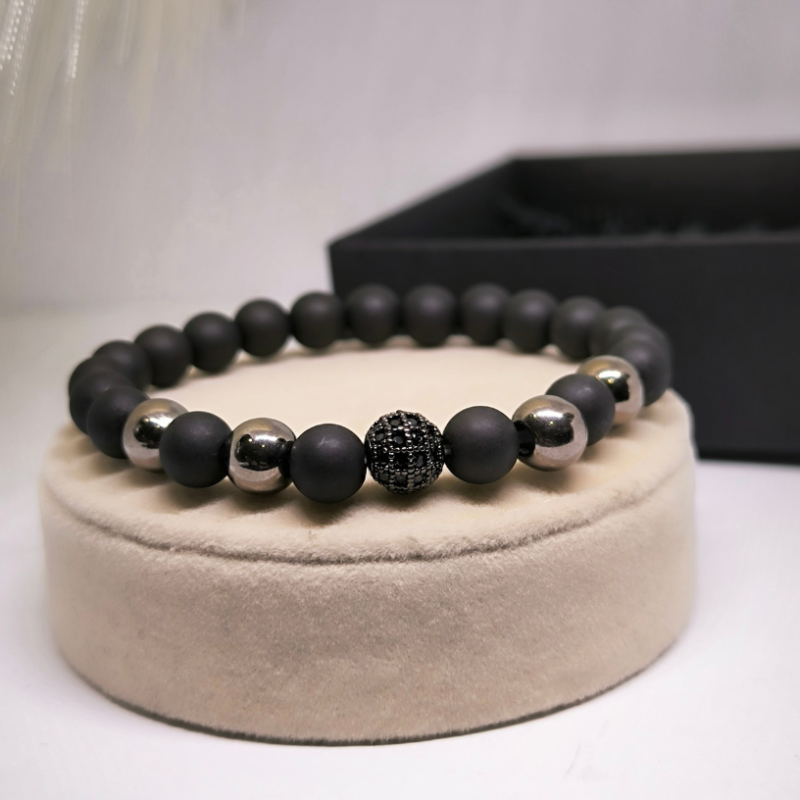 Dabīgo akmeņu rokassprādžu komplekts