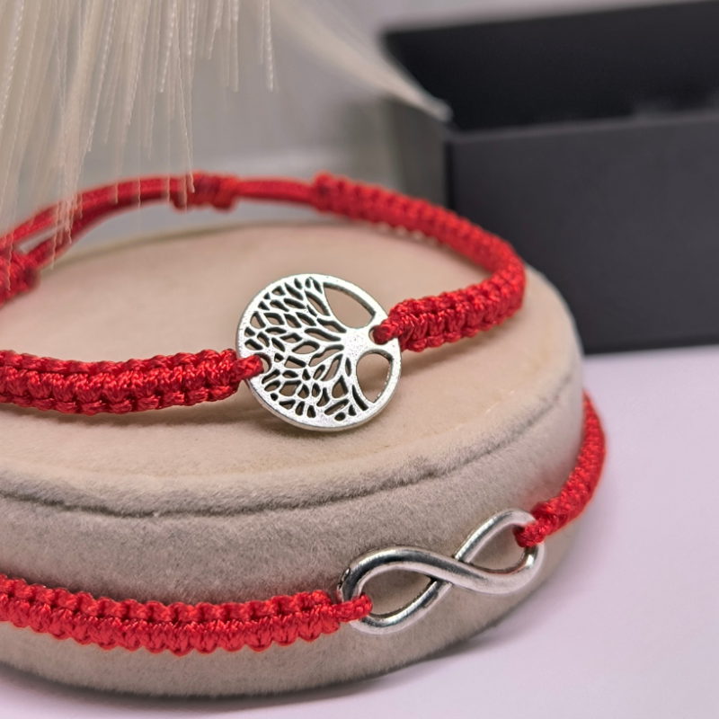 Auduma rokassprādžu komplekts ar metāla akcentiem