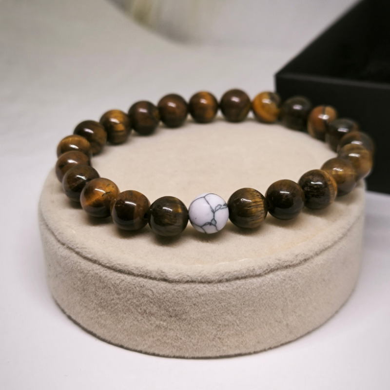 Dabīgā akmens rokassprādžu komplekts ''Atstatums''