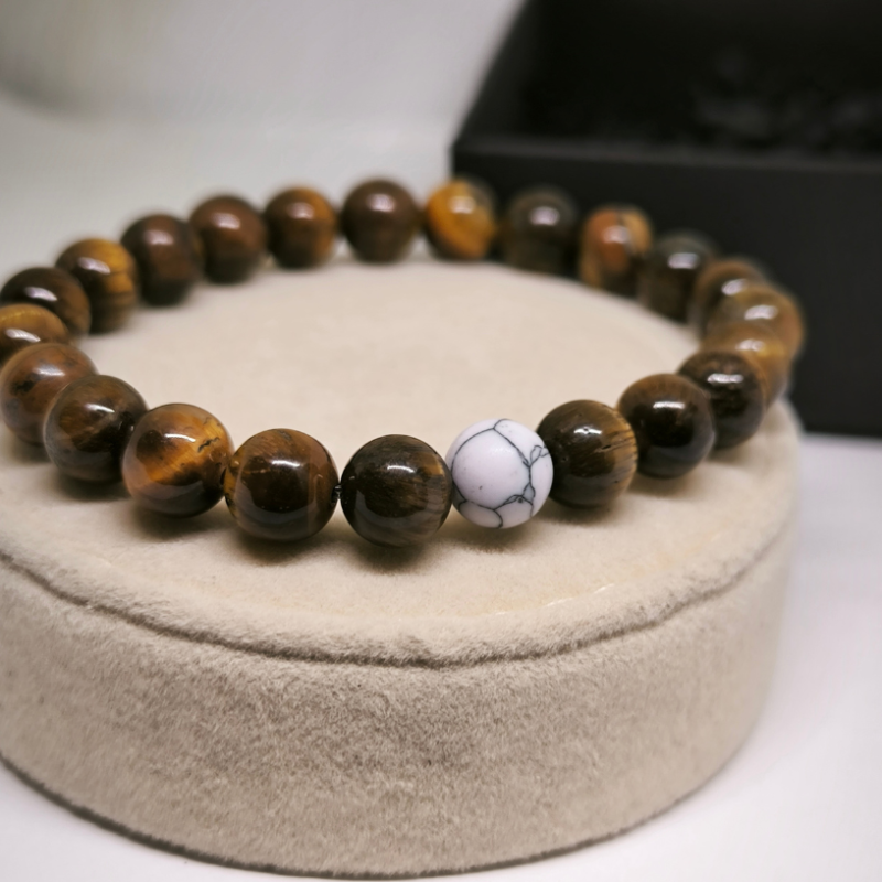 Dabīgā akmens rokassprādžu komplekts ''Atstatums''