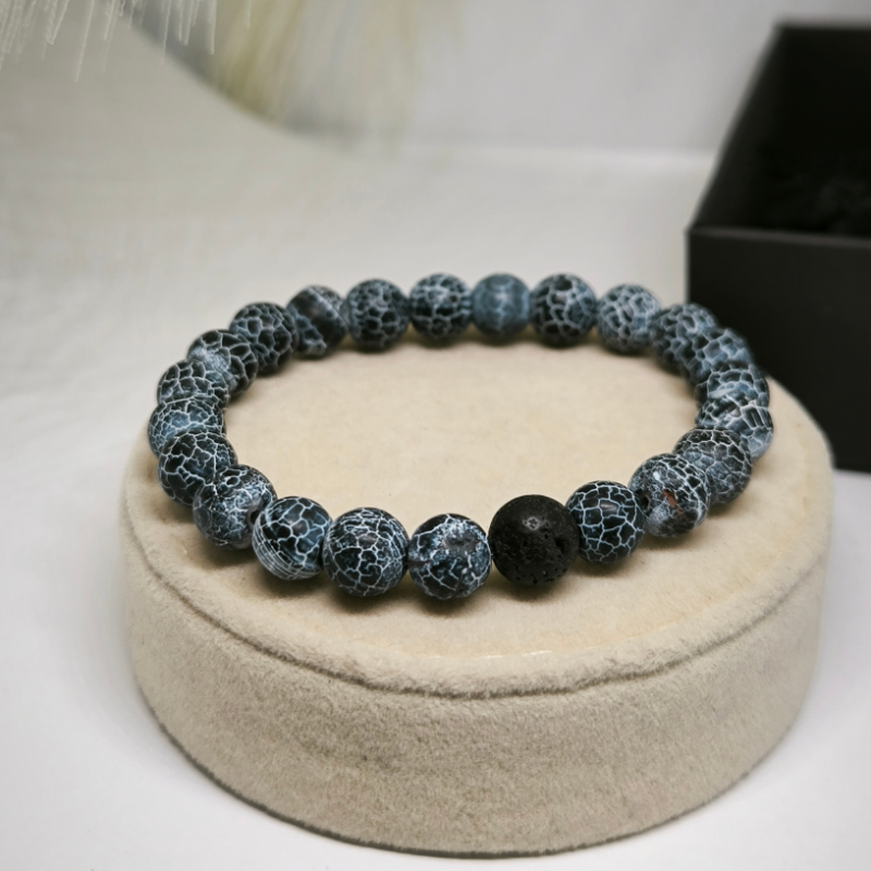 Dabīgā akmens rokassprādžu komplekts ''Attālums''