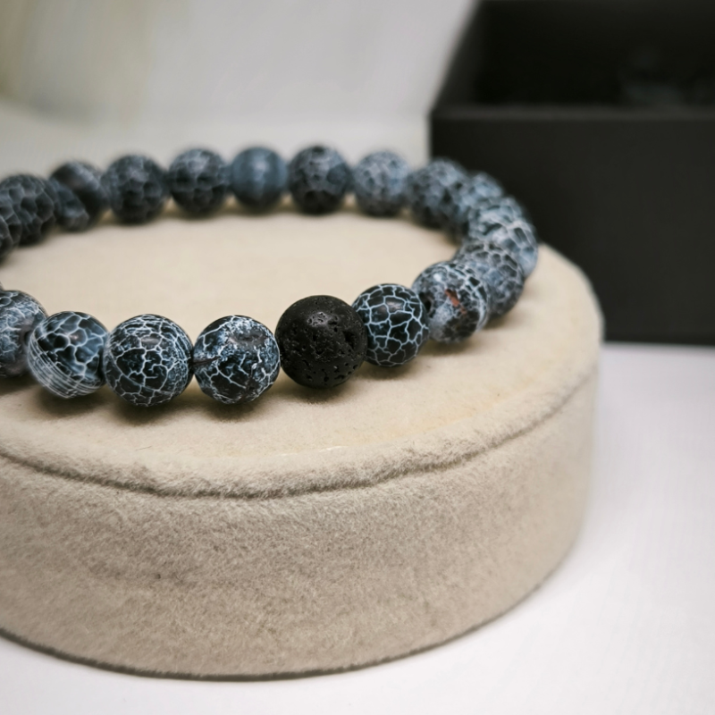 Dabīgā akmens rokassprādžu komplekts ''Attālums''