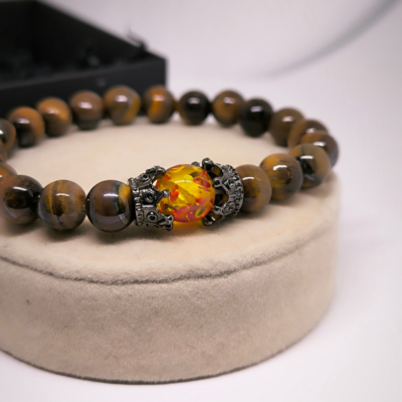 Tīģera acs krellīšu rokassprādze