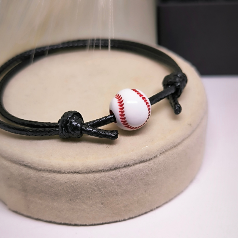 Auduma rokassprādze „Beisbola kaislība“