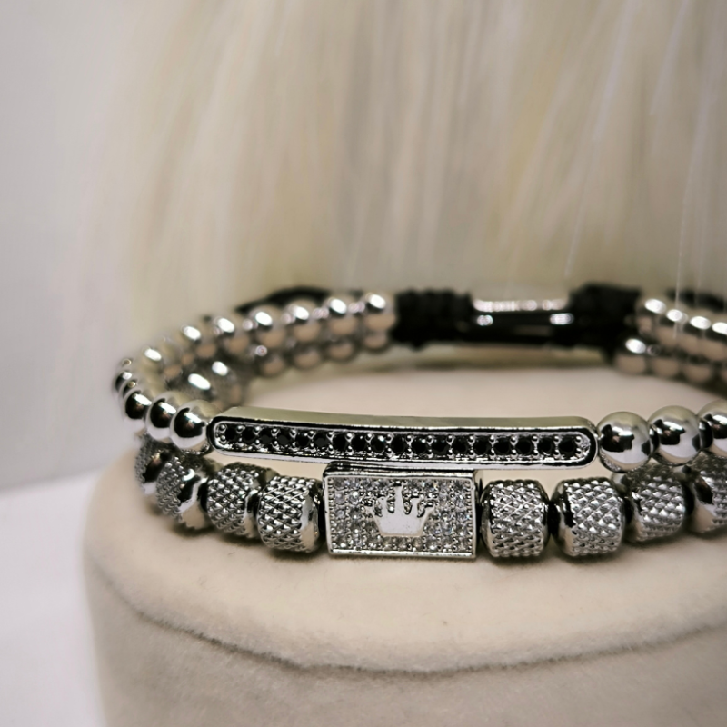 Charm stila nerūsējošā tērauda rokassprādze