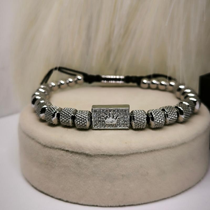 Charm stila nerūsējošā tērauda rokassprādze