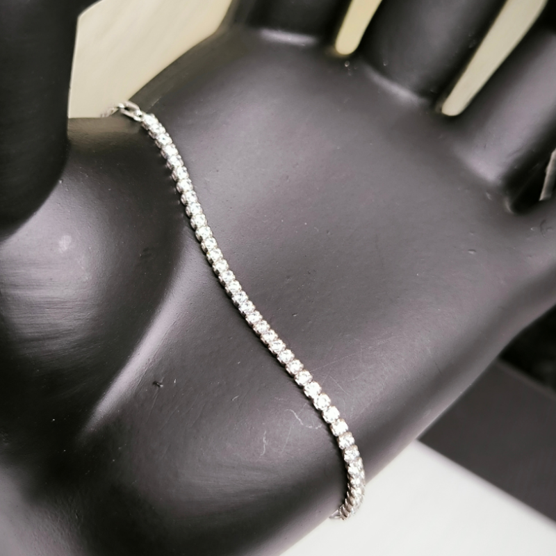 Minimalistiska stila "Tennis" rokassprādze sievietēm