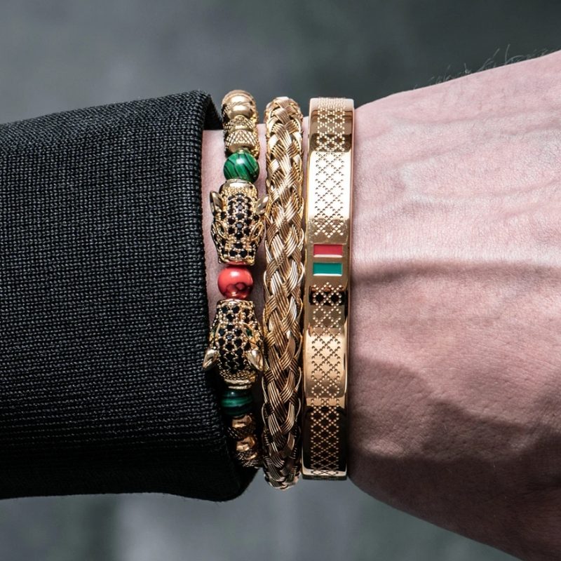 Rokassprādžu komplekts "Vīrieša greznība"