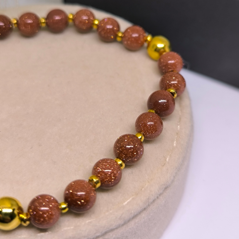 Rokassprādze ar saules akmeni „Saules mirdzums“