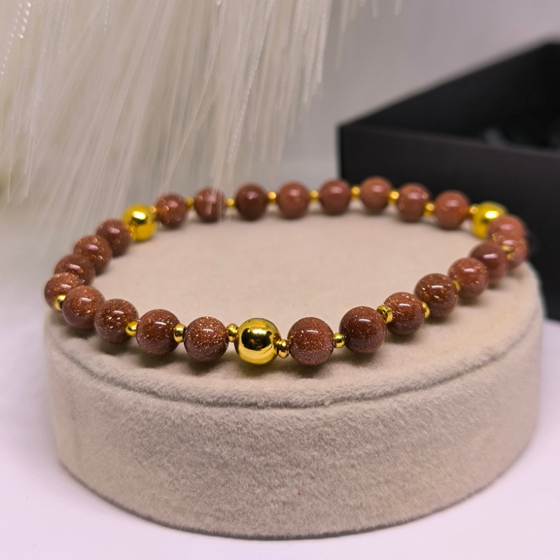 Rokassprādze ar saules akmeni „Saules mirdzums“