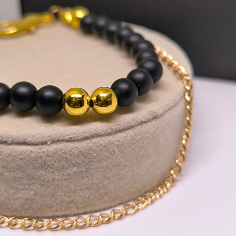 Rokassprādze „Oniksa elegance“