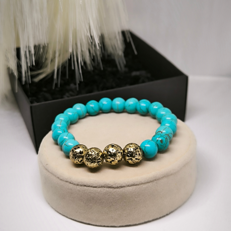 Pāru rokassprādžu komplekts „Zilā Kaislība“