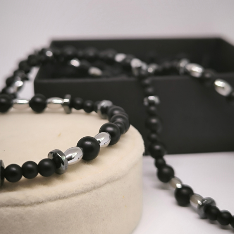 Vīriešu rotaslietu komplekts „Spēka kods“