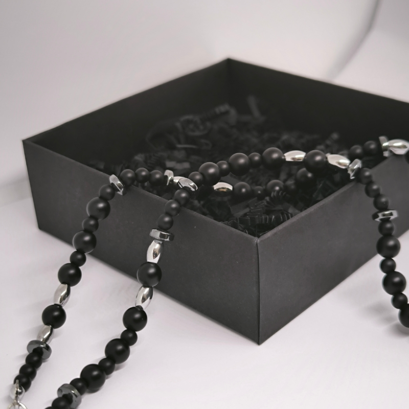 Vīriešu rotaslietu komplekts „Spēka kods“