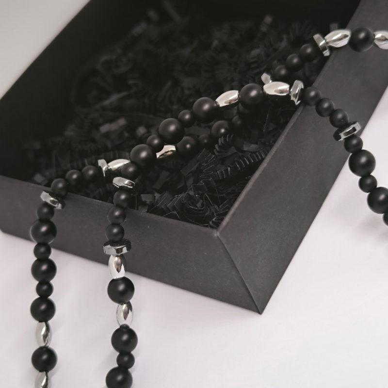 Vīriešu rotaslietu komplekts „Spēka kods“