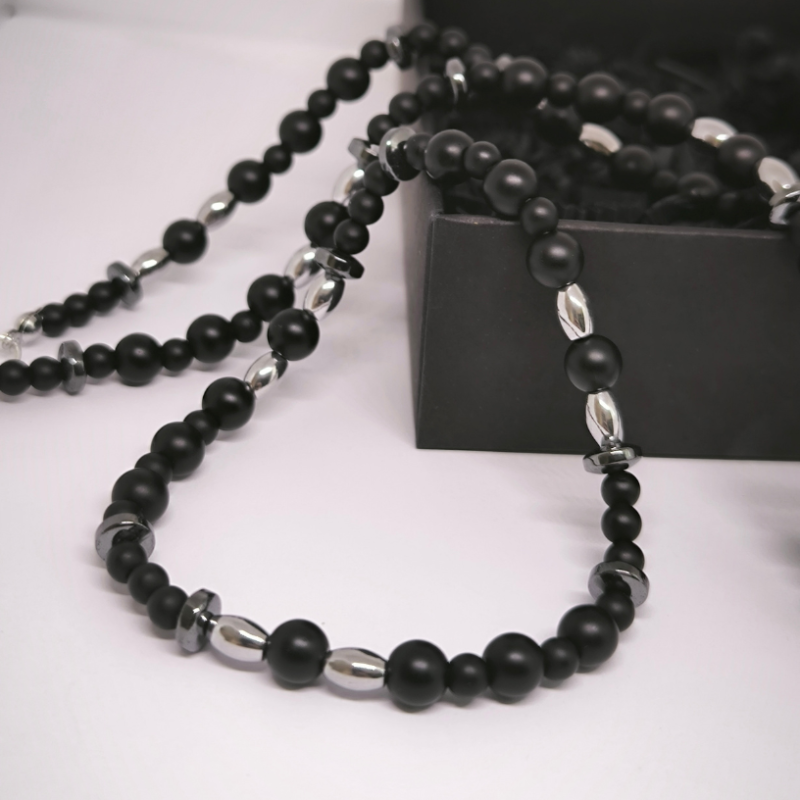 Vīriešu rotaslietu komplekts „Spēka kods“