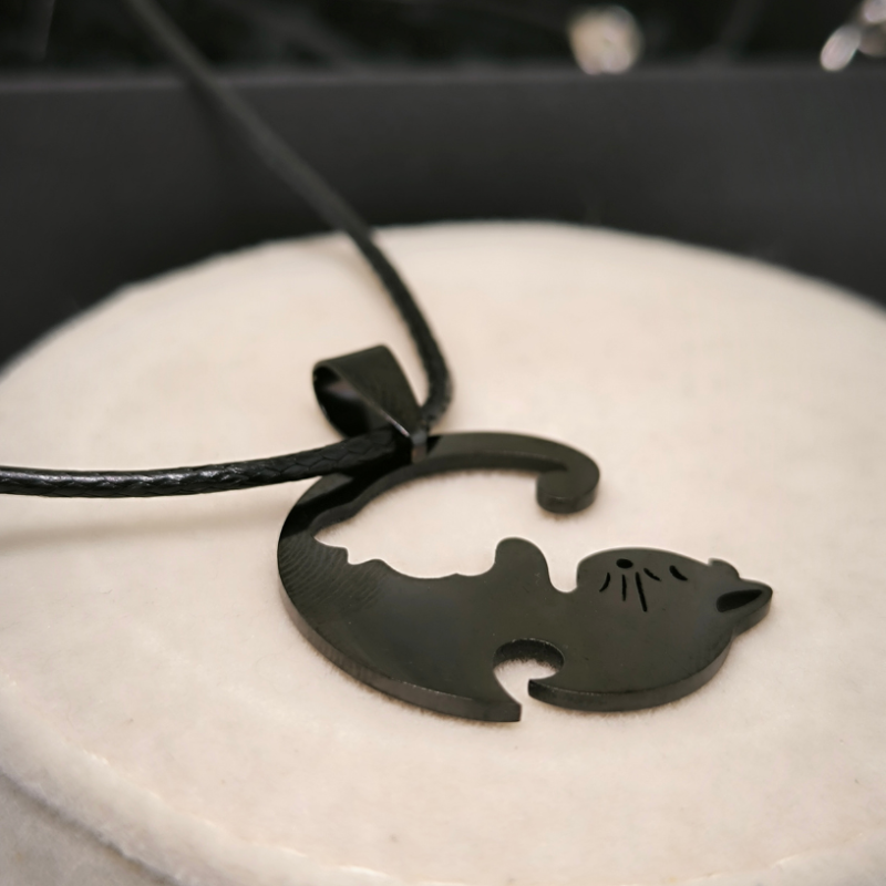 Pāra kaklarotu komplekts „Kaķiska Saziņa“