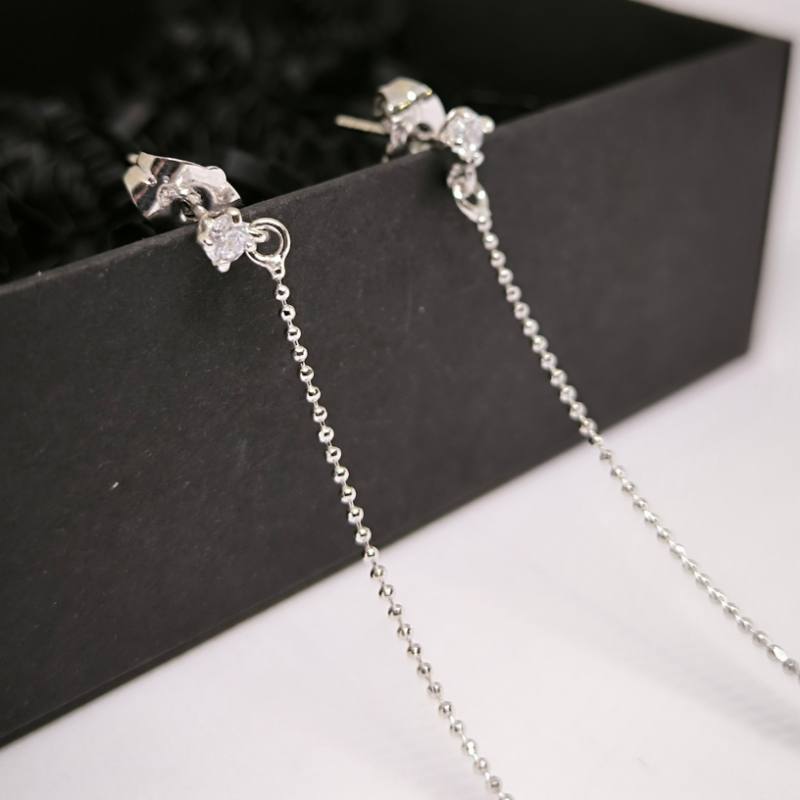 Minimālisma dizaina gari auskari