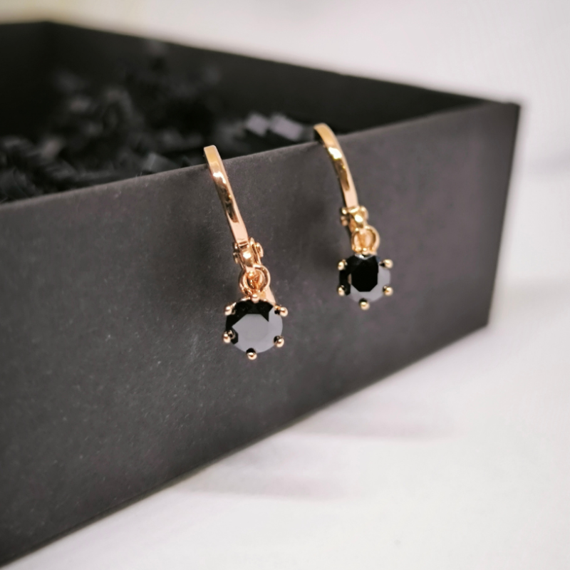 Stilīgas sieviešu auskari ar cirkoniju