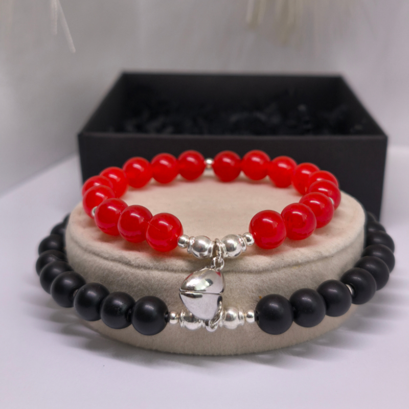 Rokassprādžu komplekts pārim „Mīlestības pievilkšanās“